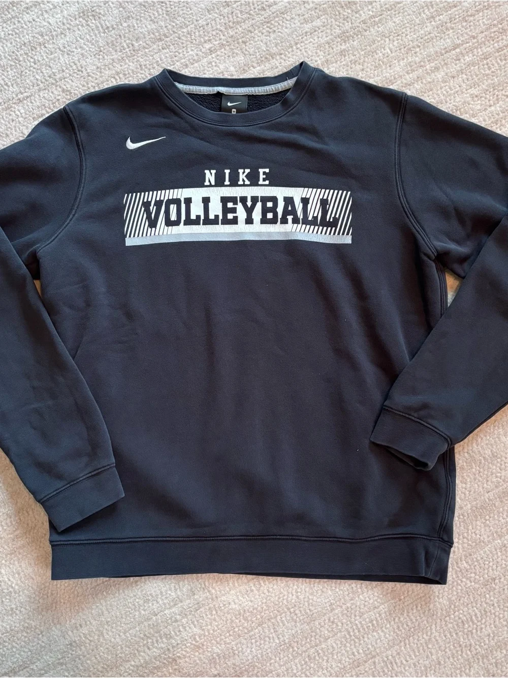 Nike Black Volleyball Pullover Crewneck Sweatshirt